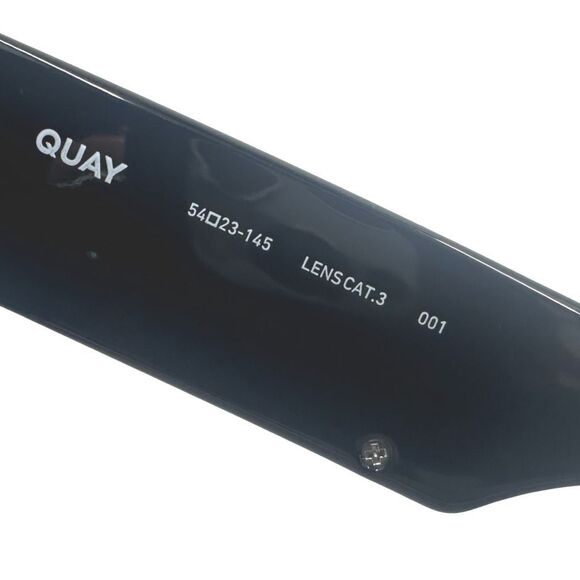 QUAY Australia By The Way Oversized Sunglasses - 54-23-145 - Black main image 6